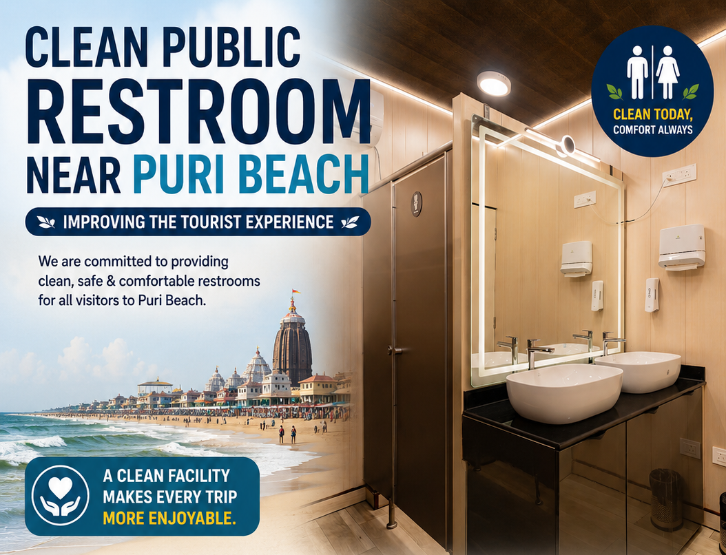Clean Public Restroom Near Puri Beach: Improving the Tourist Experience